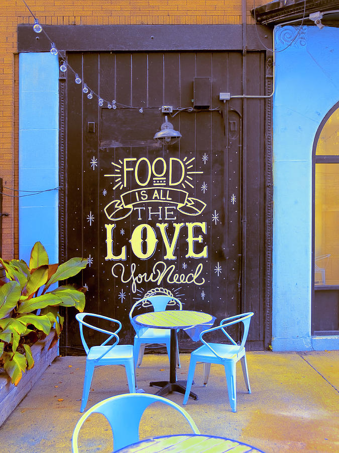 FOOD OF LOVE Lakeview Chicago Photograph by William Dey