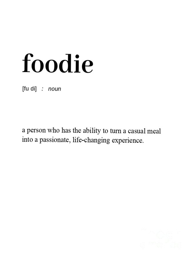 define foodie