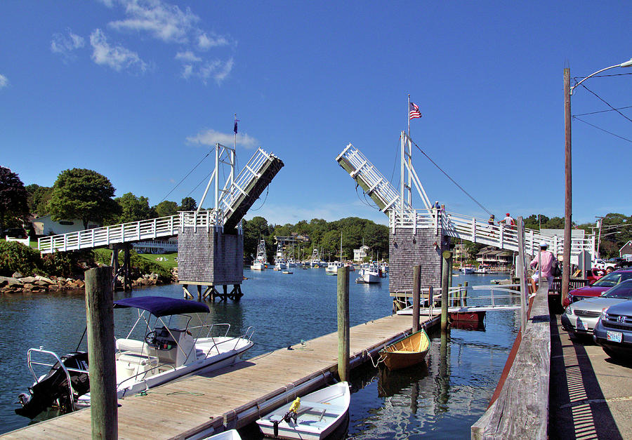 Foot Bridge, Perkins Cove Photograph by Robert McCulloch | Fine Art America