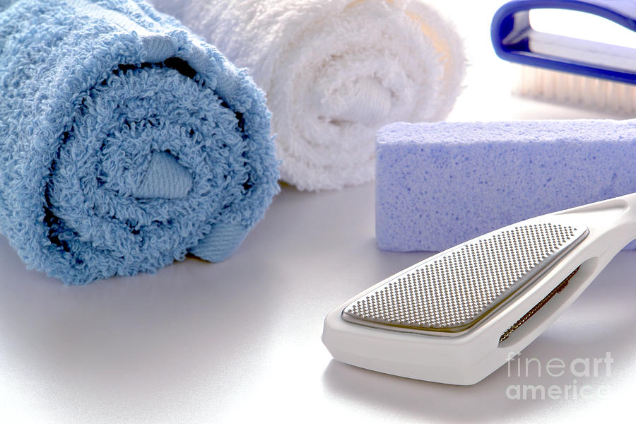 Foot Care and  Maintenance Toiletry Accessories Photograph by Olivier Le Queinec