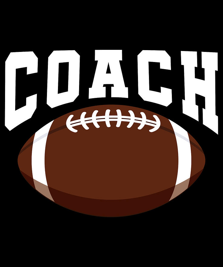 Football Coach Apparel Digital Art by Michael S - Pixels