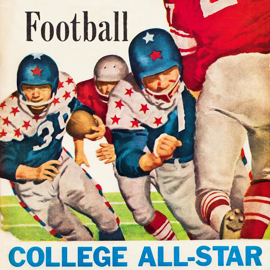 Football College All-Star Mixed Media by Row One Brand