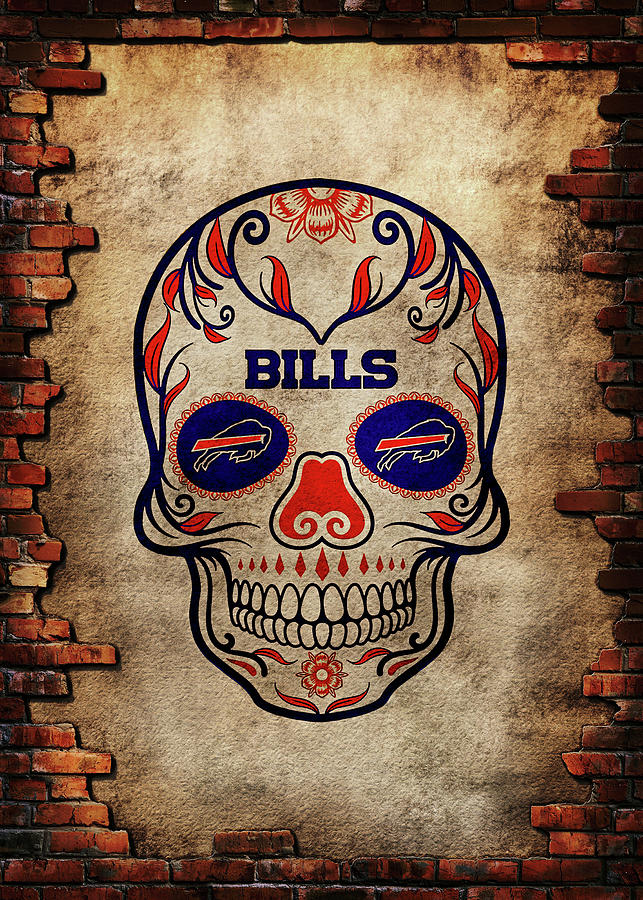 Buffalo Bills Christmas Skull Football NFL All Over Print Hoodie Shirt