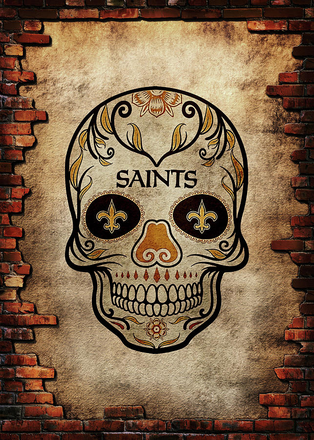 Football Football New Orleans Saints Drawing by Leith Huber - Pixels