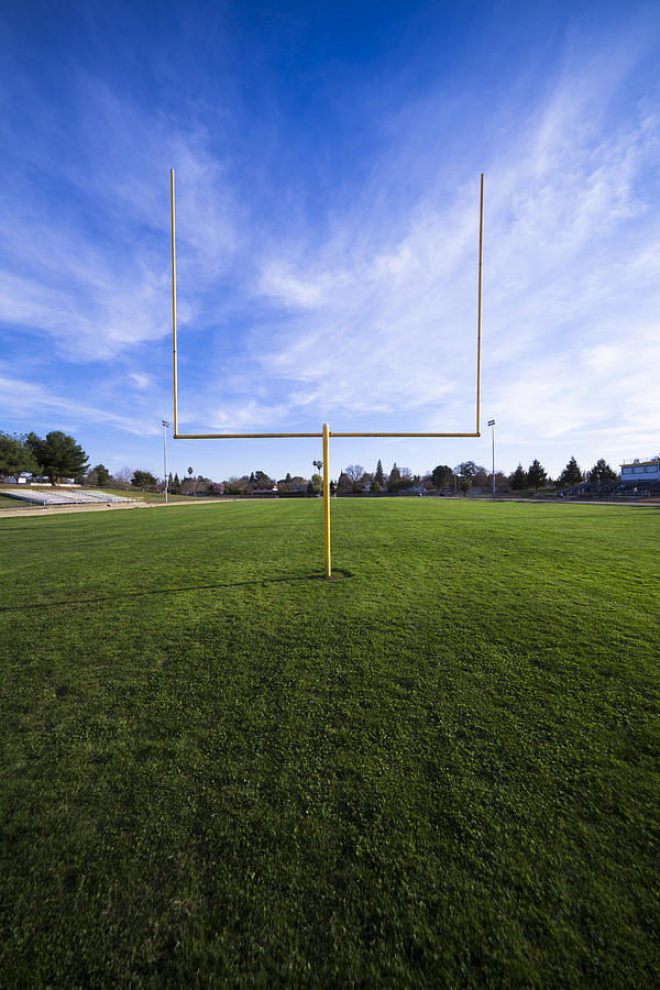 Football Field Photograph by Slobo Football Field Photograph by Slobo