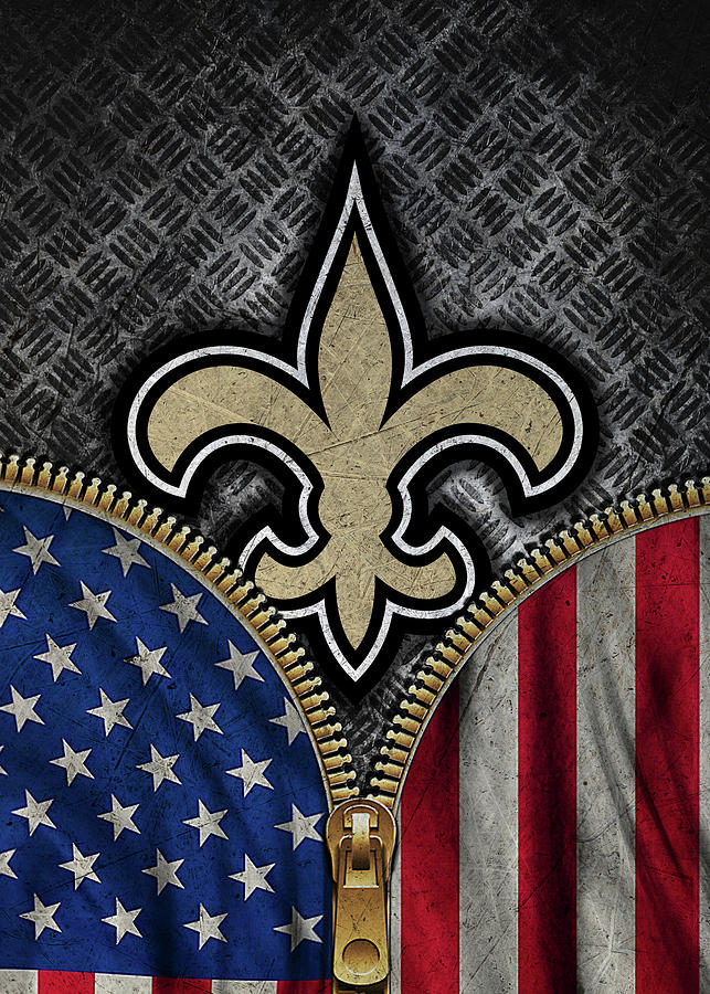 Football Football New Orleans Saints Drawing by Leith Huber - Pixels