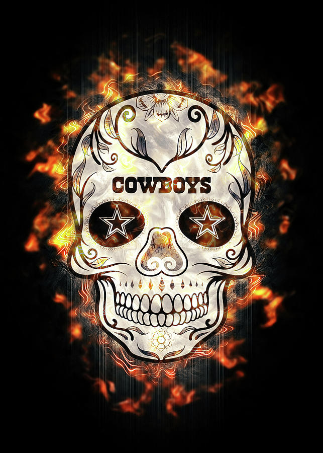 dallas cowboys skull wallpaper