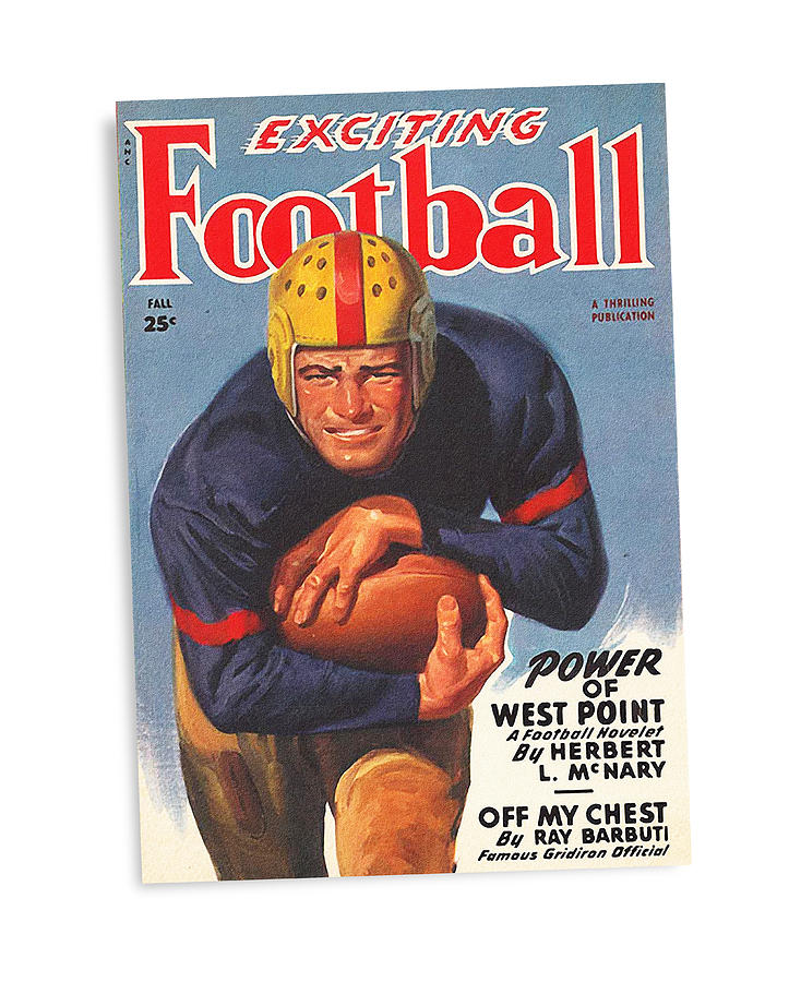 Football No. 7 - Pulp Covers Digital Art by Kurt Valenta - Fine Art America