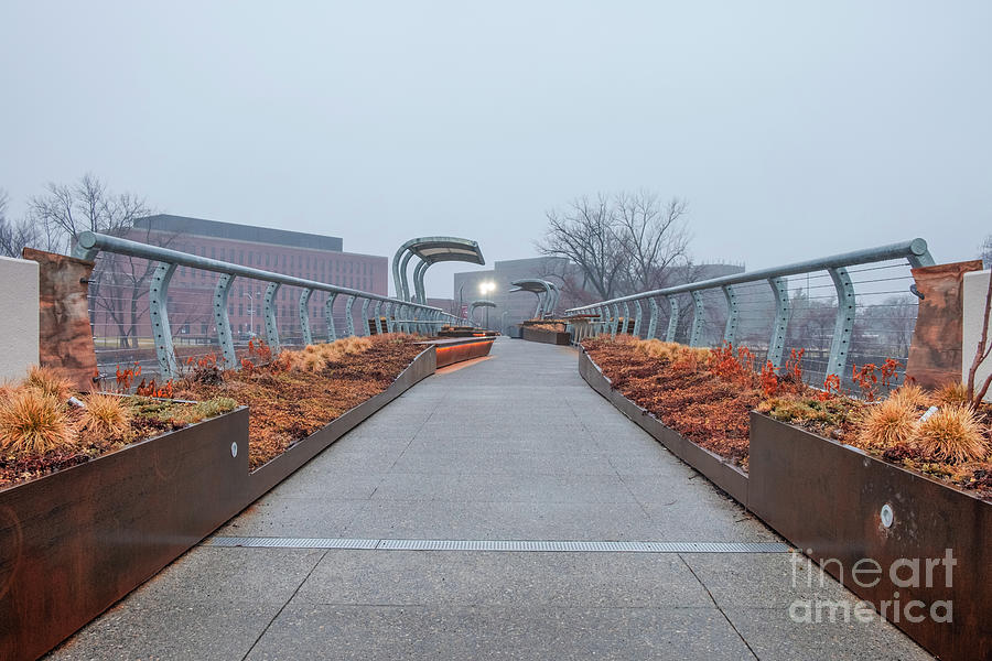 Footbridge in the Mist by Len Tauro Footbridge in the Mist by Len Tauro