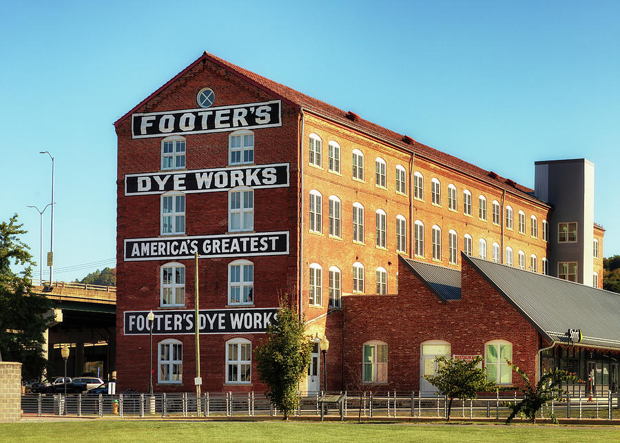 Footers Dye Works Building - Cumberland Maryland Photograph by Susan Rissi Tregoning
