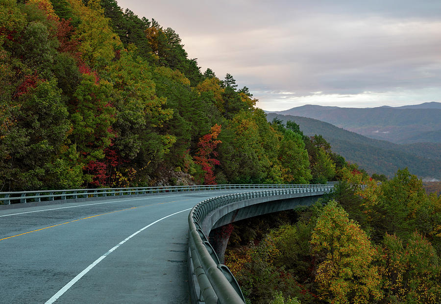 Foothills Parkway Road Photograph by Dan Sproul