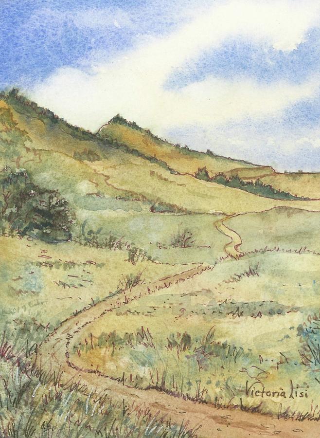 Foothills Path Painting by Victoria Lisi