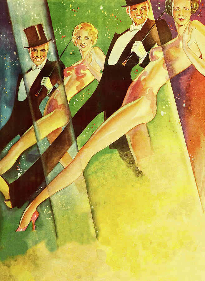 Footlight Parade, 1933, movie poster painting Painting by Movie World Posters