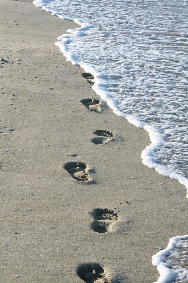 Footprints in the Sand Photograph by Alex Mir - Fine Art America