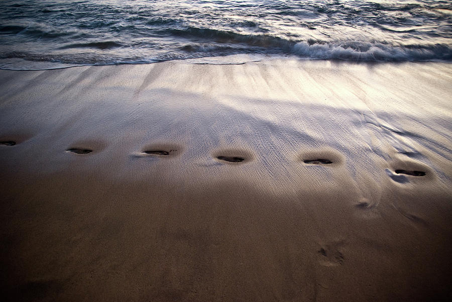 Footprints Photograph by Naomi Maya