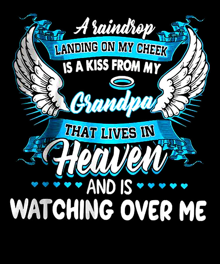 For My Grandpa That Lives In Heaven Digital Art by Lazado - Fine Art ...