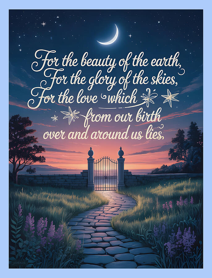 Landscape Ai Art - For the beauty of the Earth by Greg Joens Landscape Ai Art - For the beauty of the Earth by Greg Joens
