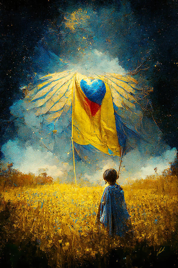 For the children of Ukraine Painting by Vart
