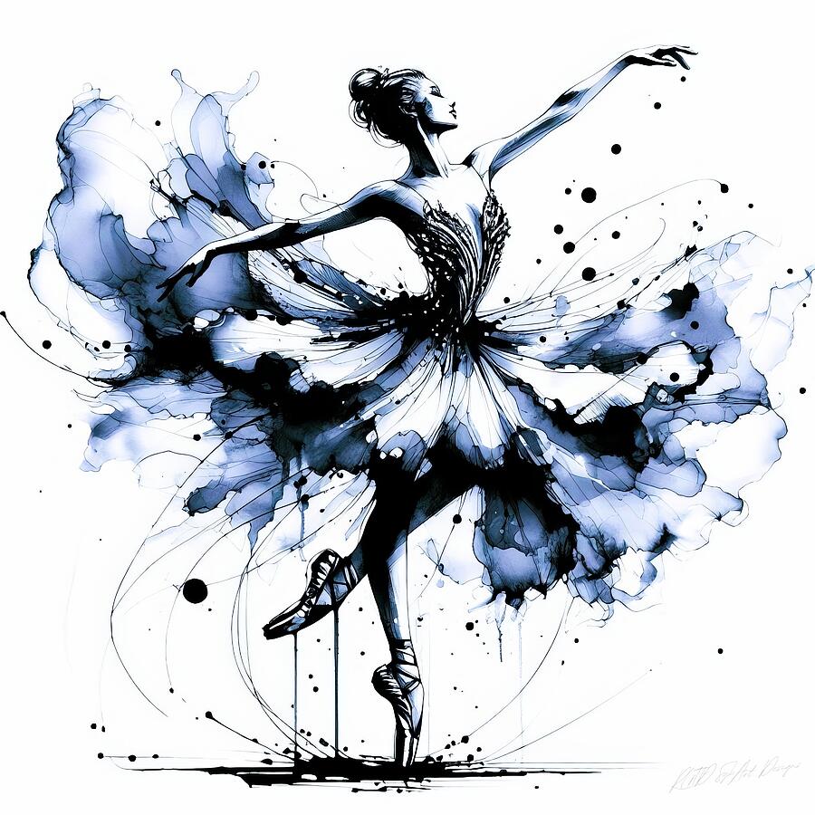 For The Love Of Ballet 15 Digital Art By Sykart Designs Fine Art America