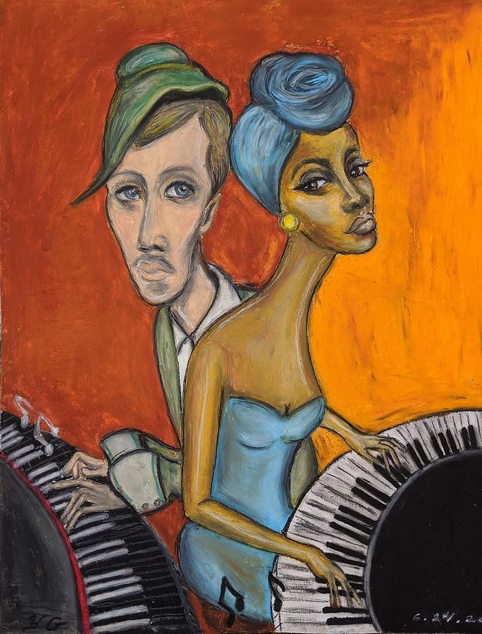 For The Love of Jazz Painting by Yana Golberg