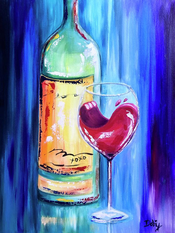 For The Love Of Wine Painting