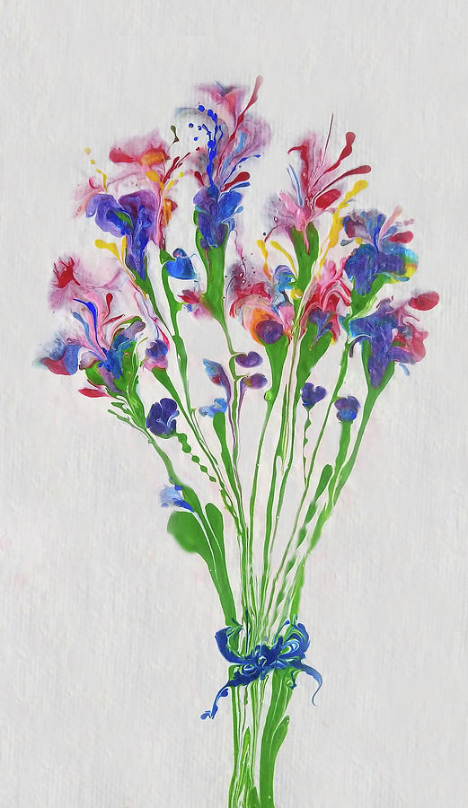 Flower Painting - For You by Deborah Erlandson