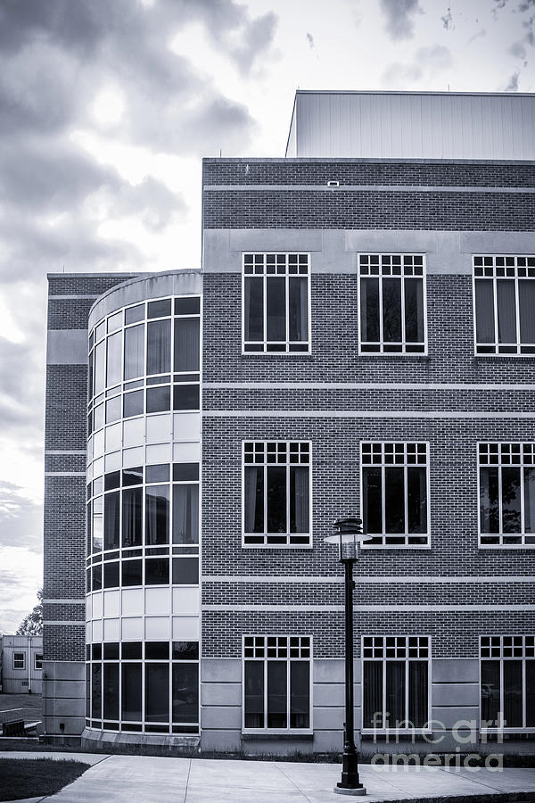 Foran Hall in Black and White - Rutgers University Photograph by Colleen Kammerer