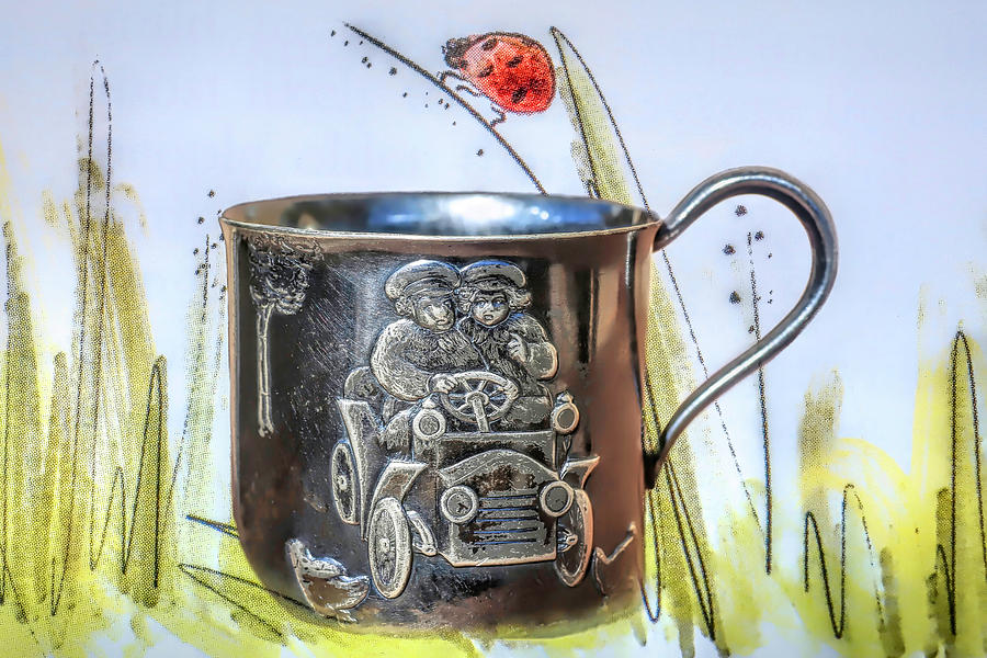 Forbes Vintage Tin Baby Cup Photograph by Donna Kennedy