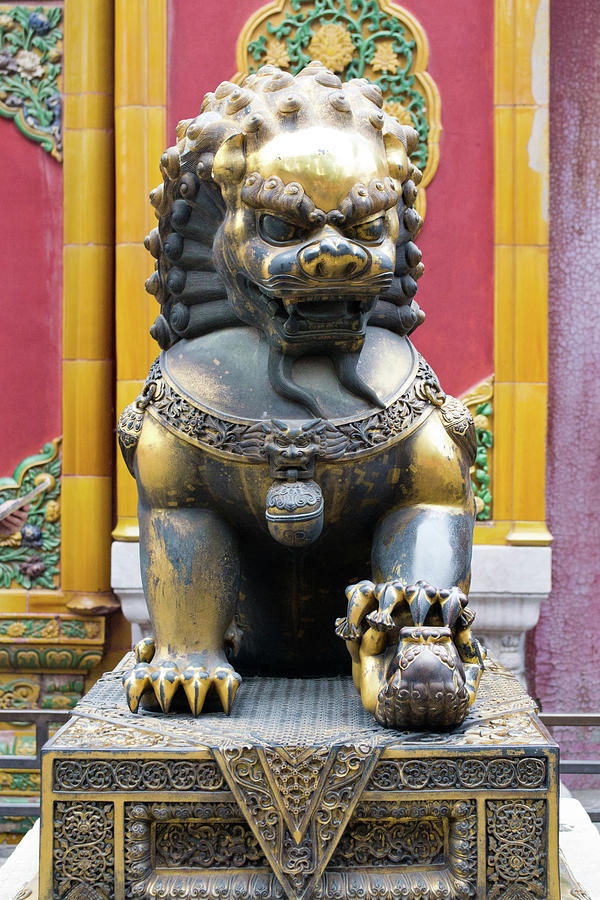 Forbidden City Lioness Photograph by Tara Krauss