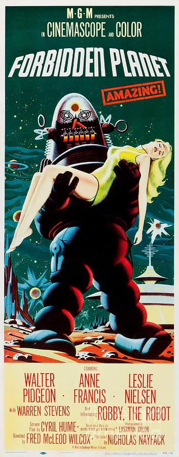 Forbidden Planet Classic Movie Cult Sci Fi Giant New Poster Print Picture