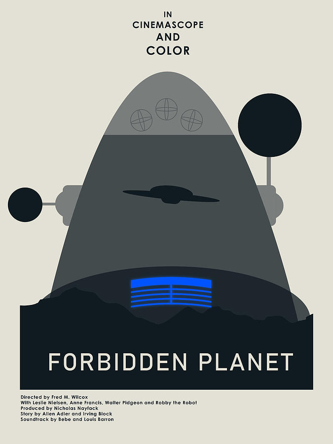 Forbidden Planet poster Digital Art by Hal Swanson - Fine Art America