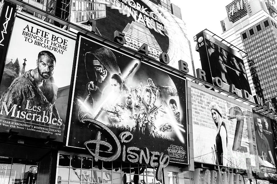 Force Awakens at Times Square in New York City Photograph by John Rizzuto
