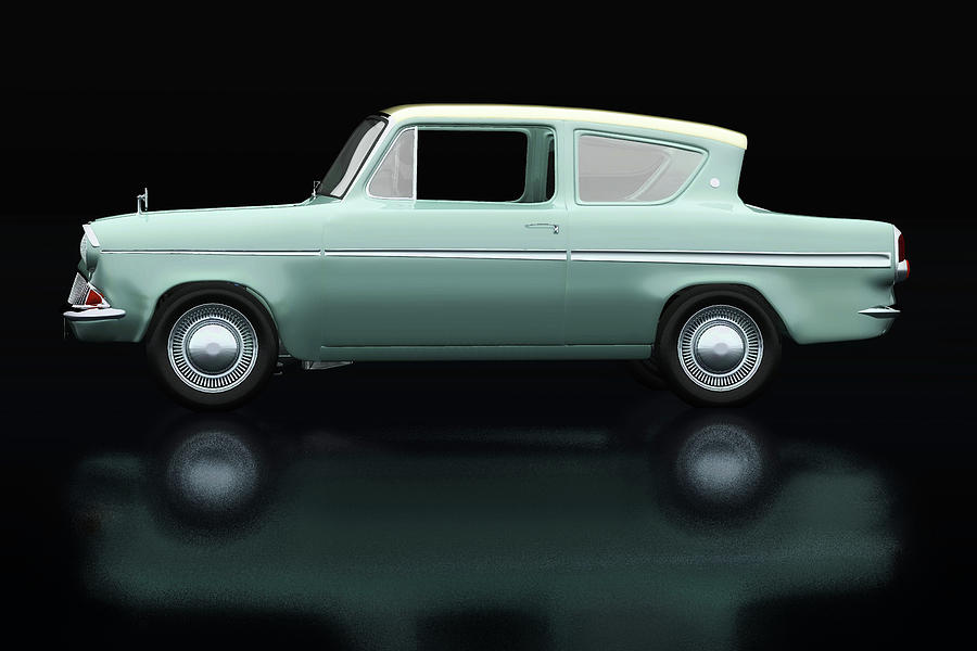Ford Anglia 123E Deluxe Lateral View Photograph by Jan Keteleer
