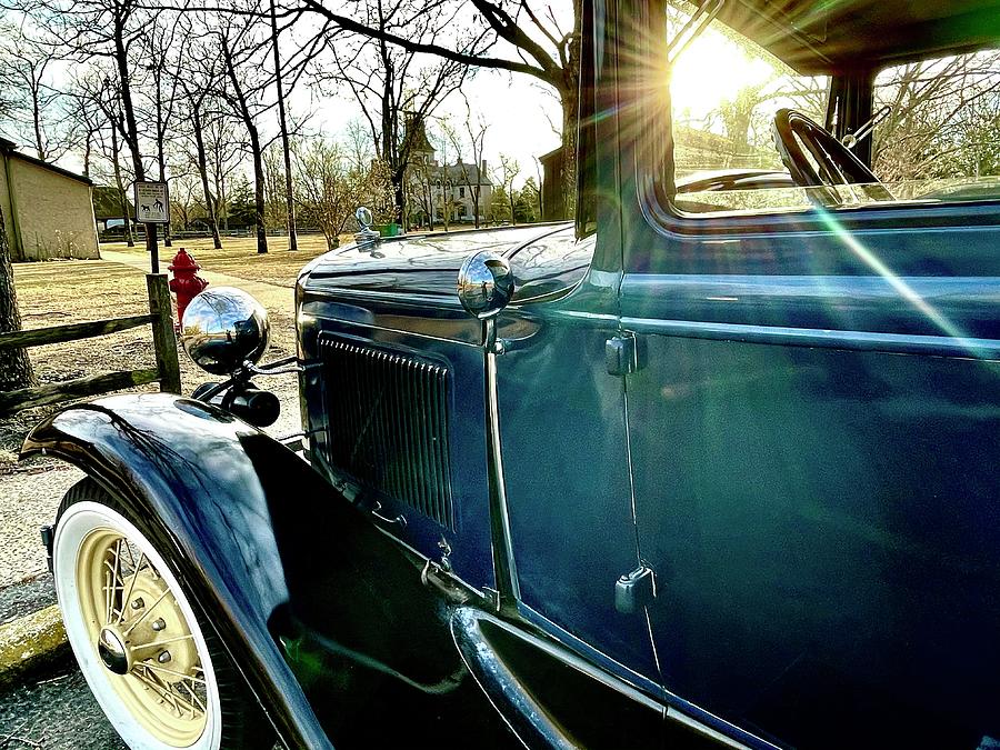Ford Antique Car Photograph by Linda Sannuti
