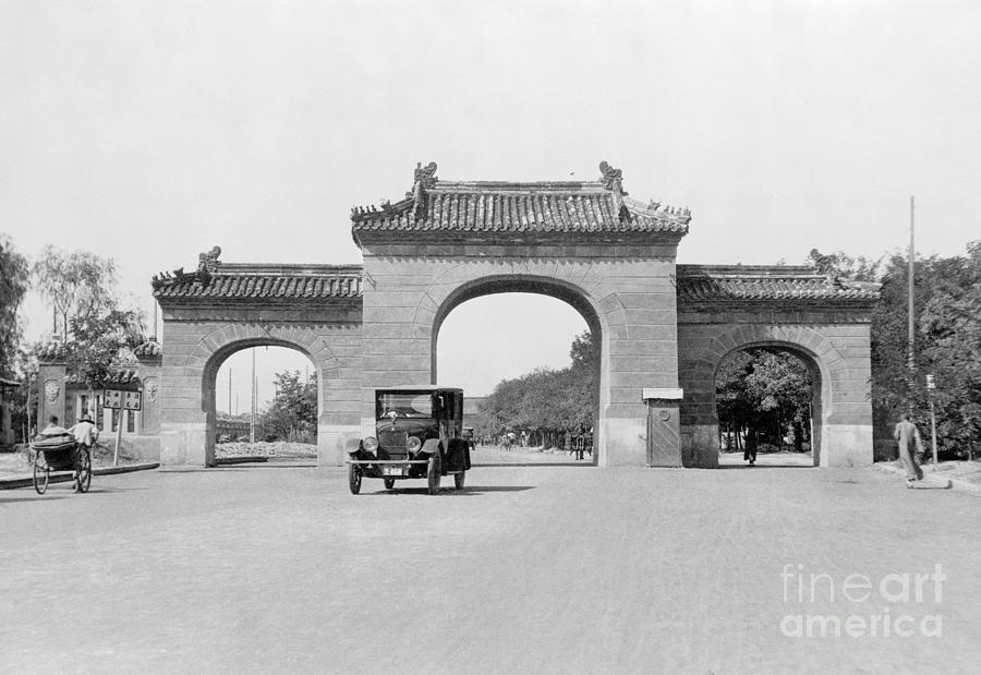 Ford Automobile In Beijing, China Photograph by Granger