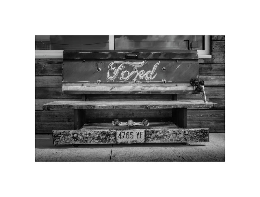 Ford Bench Photograph by ARTtography by David Bruce Kawchak