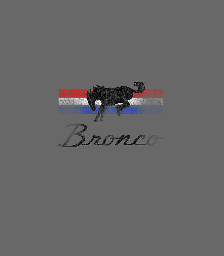 Ford Bronco Logo Stripes Shirt