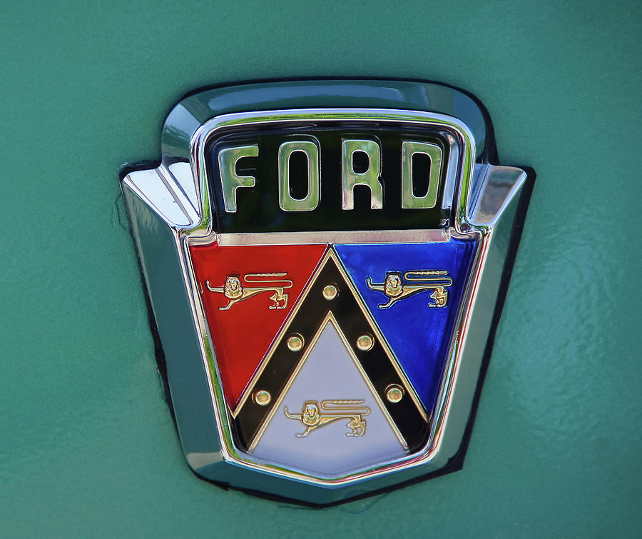 Ford Emblem Photograph by Dave Lindsay - Fine Art America