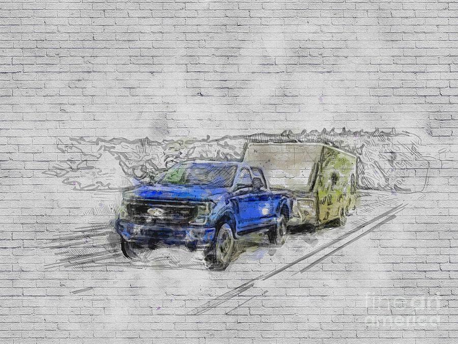 Ford F-250 2020 Exterior Tremor Off-Road Package New Blue Pickup Truck ...