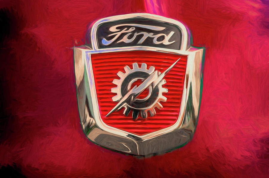 Ford F100 Ornament Photograph by ARTtography by David Bruce Kawchak