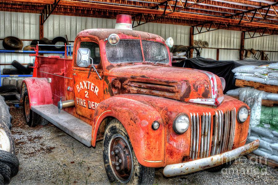 Ford Fire Truck Photograph by Paul Mashburn