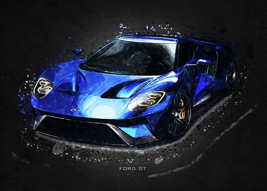 Ford GT Digital Art by Gab Fernando - Fine Art America