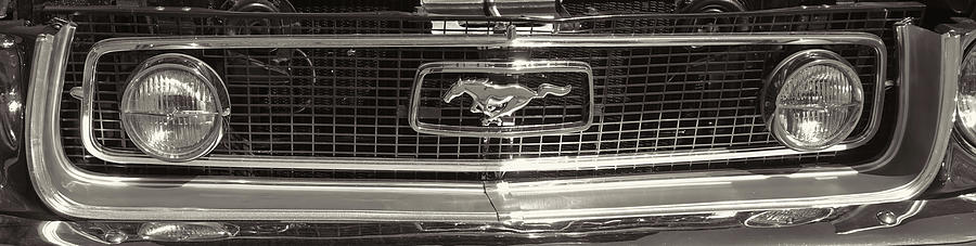 Ford Mustang Chrome xx Photograph by Cathy Anderson
