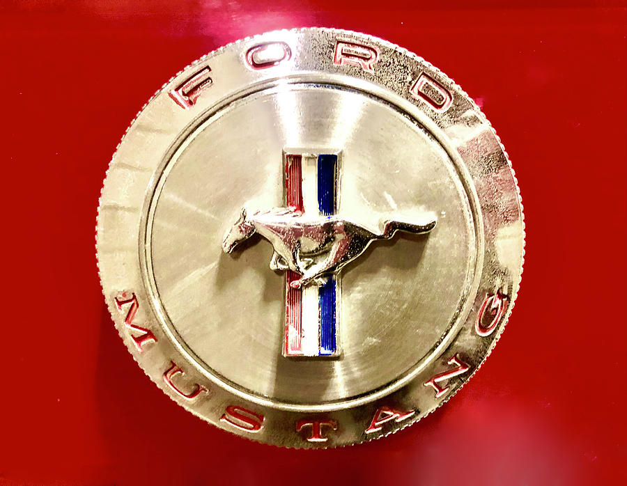 Ford Mustang Gas Cap Photograph