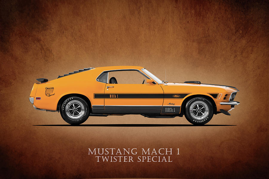 Car Photograph - Ford Mustang Mach 1 by Mark Rogan
