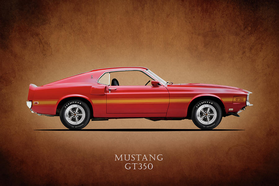 Car Photograph - Ford Mustang Shelby GT350 1969 by Mark Rogan