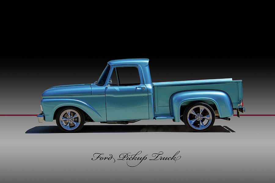 Ford Pickup Truck Classy Blue Photograph by Nick Gray