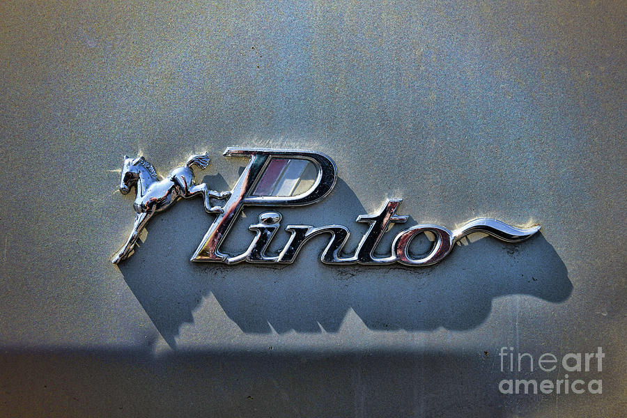 Ford Pinto Emblem Photograph by Paul Ward