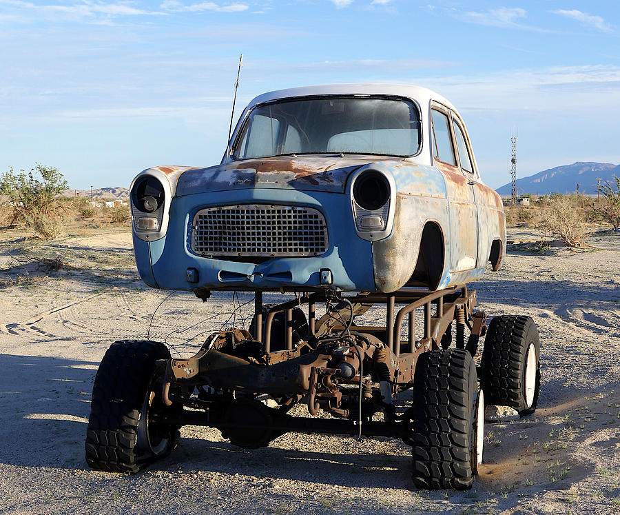Ford Popular Raised in the Desert  Photograph by Richard Reeve