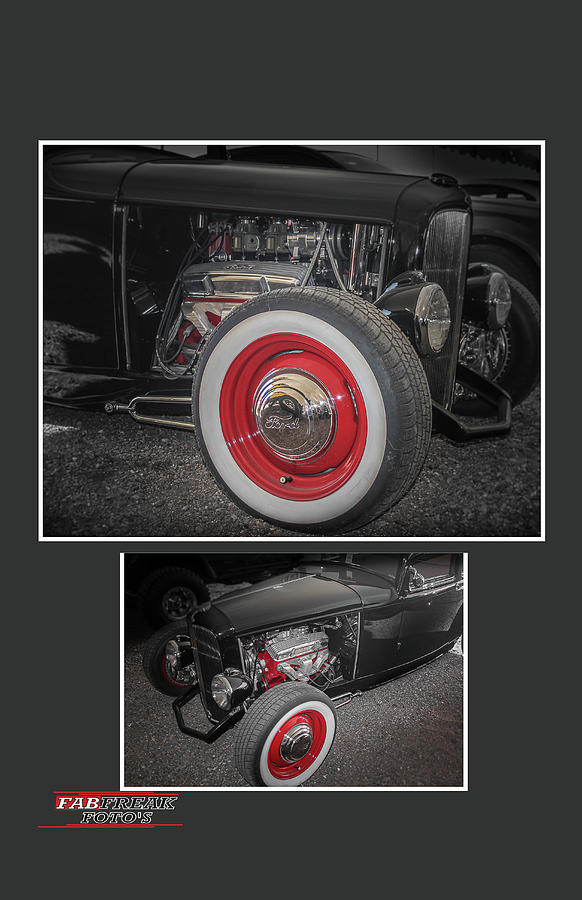 Ford Roadster collage Photograph by Darrell Foster